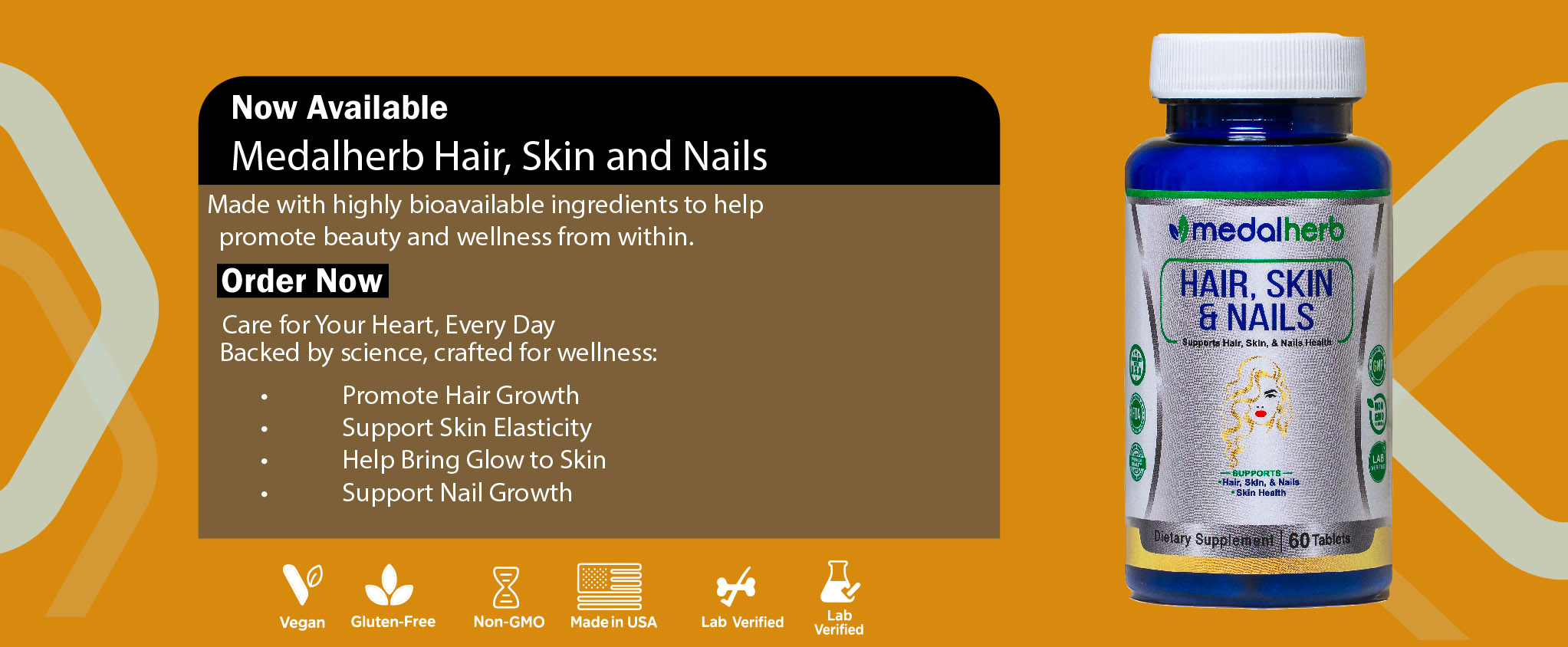 Medalherb Hair, Skin and Nails Cover